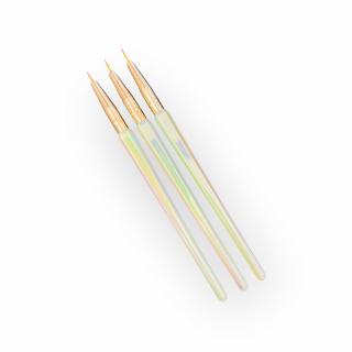 Zdobiace štetce UNICORN WHITE 3ks