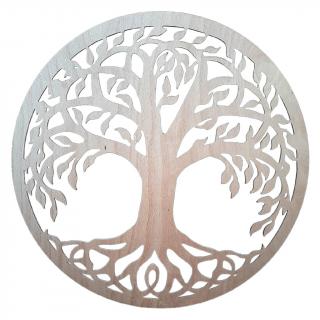 Drevený strom života 2D NATURAL