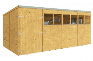 Drevená dielňa / kancelária / záhradný domček LINARES II 3,3 x 4,8 m (16/19/24 m
