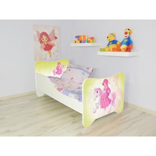 Detská posteľ s obrázkom 140x70 - Pony (Detská posteľ Pony 140x70 bez úložného priestoru)
