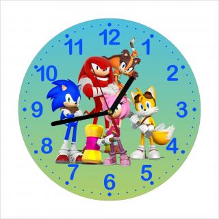 Detské nástenné hodiny Sonic