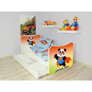 Posteľ s úložným priestorom 160x80 - Panda (Detská posteľ Panda s úložným priestorom 160x80)