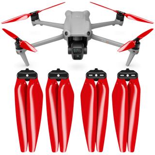 Master Airscrew - Stealth vrtule pre DJI Air 3 (Červené)