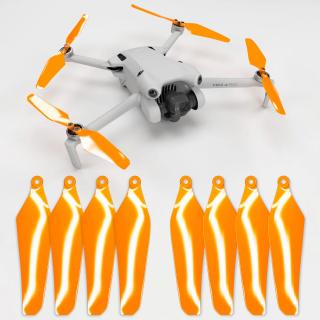 Master Airscrew - Super Stealth vrtule pre DJI Mini 3 Pro / Mini 4 Pro (Oranžové)