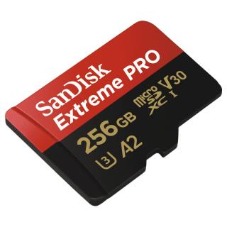 SanDisk Extreme Pro microSDXC 256 GB (200 MB/s A2 C10 V30 UHS-I U3)