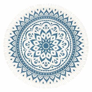 Meinl Sonic Energy Meditation Rug 78  / 200 cm - Navy Blue / Floral Design