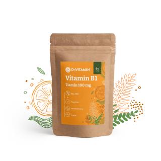 Vitamín B1 tiamín 100 mg - 60 kaps.