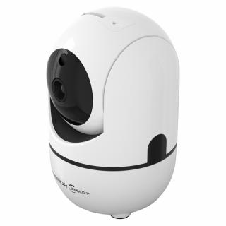 Superior iCM001 IP kamera s HD rozlíšením, vnútorná s detekciou pohybu a nočným videním (Kamera IP s nahrávaním v rozlíšení HD (1280 x 720p), s detekciou pohybu, nočné videnie, rozhranie Wi-Fi 2,4 GHz, pozorovací uhol 75°, uhol horizontálneho otáčania 355