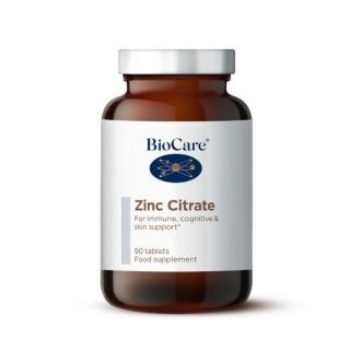 BioCare - Zinc Citrate - Zinok (citrát zinočnatý), 90 ks tabliet