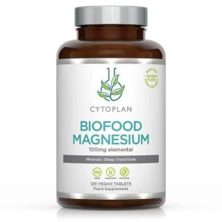 Cytoplan Biofood Magnesium 100 mg, 120 vegan tabliet