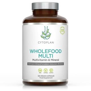 Cytoplan Wholefood Multi - multivitamín pre dospelých, 120 vegan kapsúl