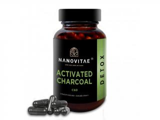 Nanovitae ACTIVATED CHARCOAL C60, 80 kapsúl