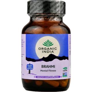 Organic India Brahmi 60 kapsúl – stres, duševná rovnováha, mozog