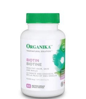 Organika  Biotín (vitamín B7) 10 000 mcg, 60 kapsúl