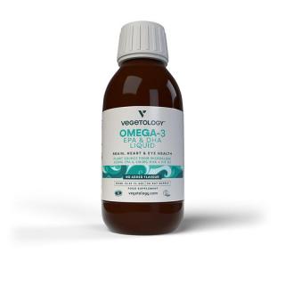 Vegetology Opti-3, Omega-3 EPA a DHA s vitamínom D3, tekuté 150 ml  bez príchute