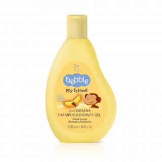 Detský šampón a sprchový gél 2v1 Bebble - Banán