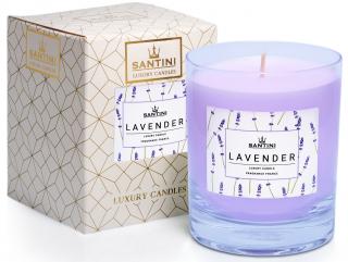 Luxusná sviečka Santini - Lavender, 200 g