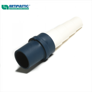 20 mm Modrá redukovaná spojka na kondenzné potrubie alebo hadicu Artiplastic