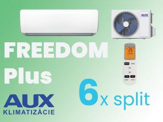 Limitovaná AKCIA 6 x AUX Freedom Plus 3,5kW split