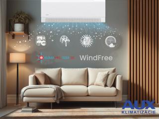 Nástenná klimatizácia AUX C-Smart 3,5kW 12CA Wind Fine A+++ - split