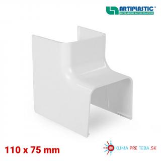 PVC vnútorný 90° kút (roh) 12 1205AI 110x75mm k žľabu Artiplastic