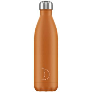 Nerezová fľaška Chilly's 750ml - Matte - Burn Orange