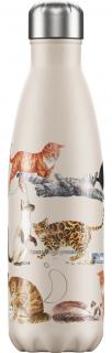 Nerezová fľaška Chilly's - Emma Bridgewater - Cats