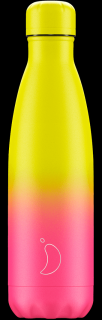 Nerezová fľaška Chilly's - Gradient - Neon