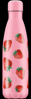 Nerezová fľaška Chilly's - Icons - Strawberry