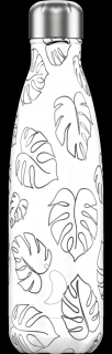 Nerezová fľaška Chilly's - Line Art - Leaves