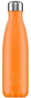 Nerezová fľaška Chilly's - Neon - Orange