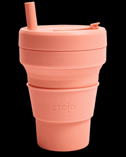 Skladací pohár Stojo - Biggie - Kolekcia Spring - Apricot