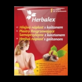 Herbalex hrejivá náplasť s gaštanom 1 ks