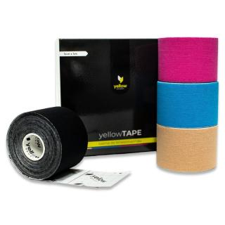 Kineziologická tejpovacia páska yellowTAPE  5 cm x 5 m 4ks