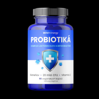 MOVit Probiotiká komplex laktobacilov a bifidobakterií 90 vegánskych kapsúl