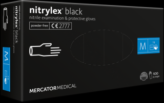 Nitrilové rukavice čierne Veľkosť: XL