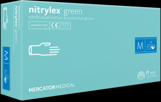 Nitrilové rukavice Nitrylex zelené Veľkosť: L