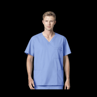 Pánska zdravotnícka blúza WonderWORK modrá Veľkosť: XL