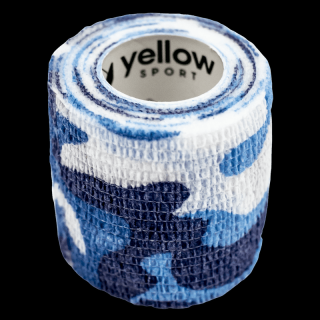 Samolepiaca elastická bandáž 5 cm x 4,5 m Farba: Modrá kamufláž