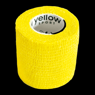 Samolepiaca elastická bandáž 5 cm x 4,5 m Farba: Žltá