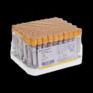 Skúmavky BD Vacutainer® biochemické s gélom na separáciu séra 100 ks Objem: 2,5 ml