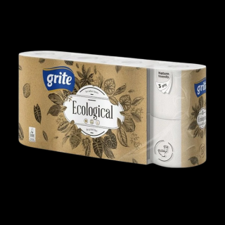 Toaletný papier Ecological 3 vrstvový 8 ks