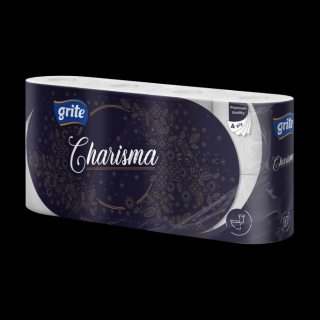 Toaletný papier GRITE CHARISMA 4 vrstvový 100% celulóza 8ks