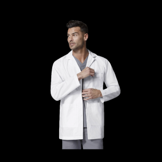 Zdravotnícky plášť pánsky krátky biely Veľkosť: 2XL