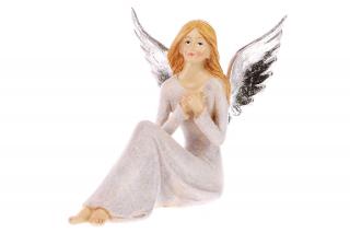 Anjel z polyresinu 18cm