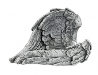 Anjelské krídla svietnik 13 cm