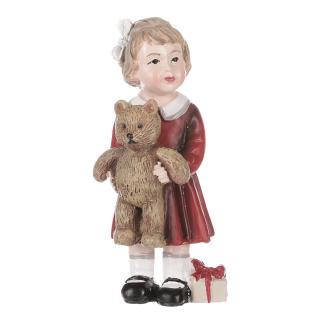 Dievča s medvedíkom 9cm
