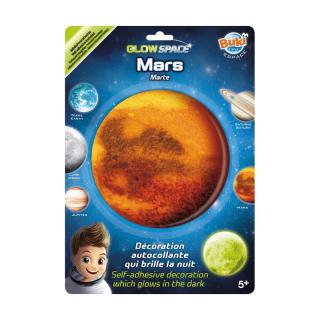 Mars - svetielkujúca dekorácia na stenu (3DF8)