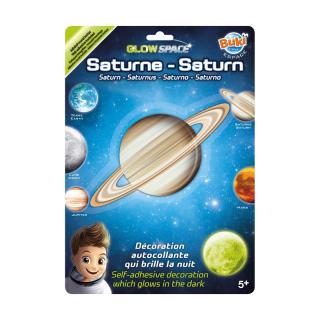 Saturn - svetielkujúca dekorácia na stenu (3DF4)