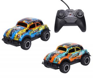 Auto chrobák RC bugina 17cm - modrá